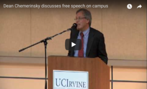 Dean Chemerinsky discusses free speech on campus