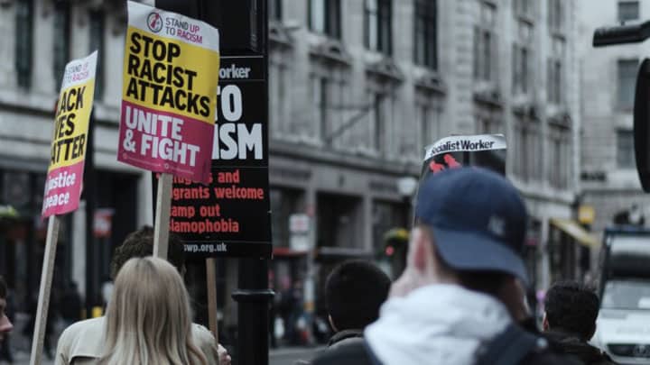 stop racist attacks protest