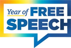 Year of Free Speech logo