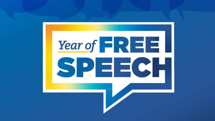 Year of Free Speech event graphic